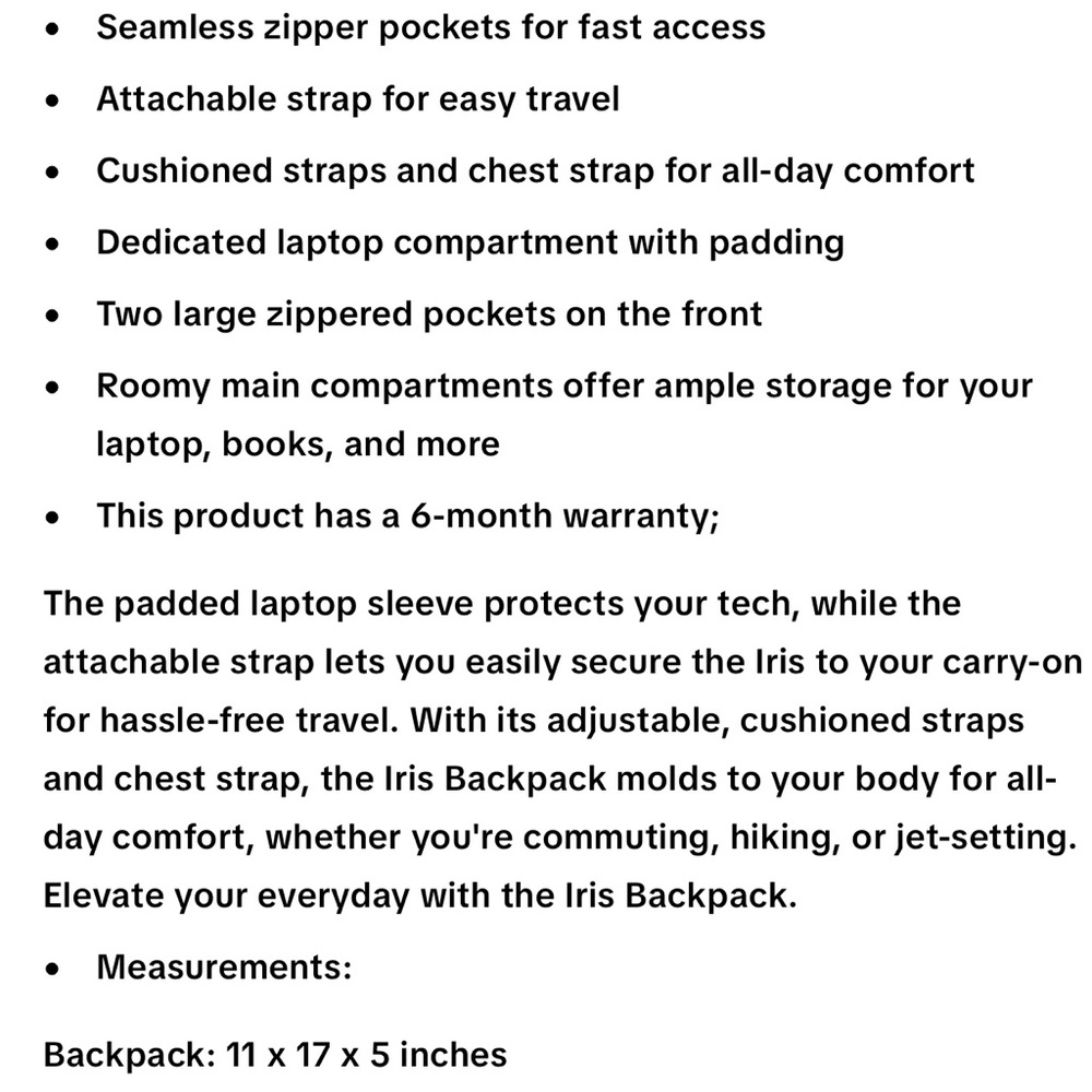 Full-size backpack - Picture 2 of 2
